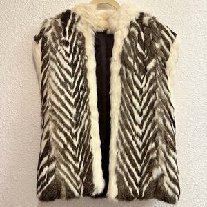 Vintage fur vest